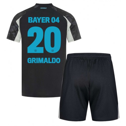 Bayer Leverkusen Alejandro Grimaldo #20 Rezervni Dres za djecu 2024-25 Kratak Rukav (+ Kratke hlače)